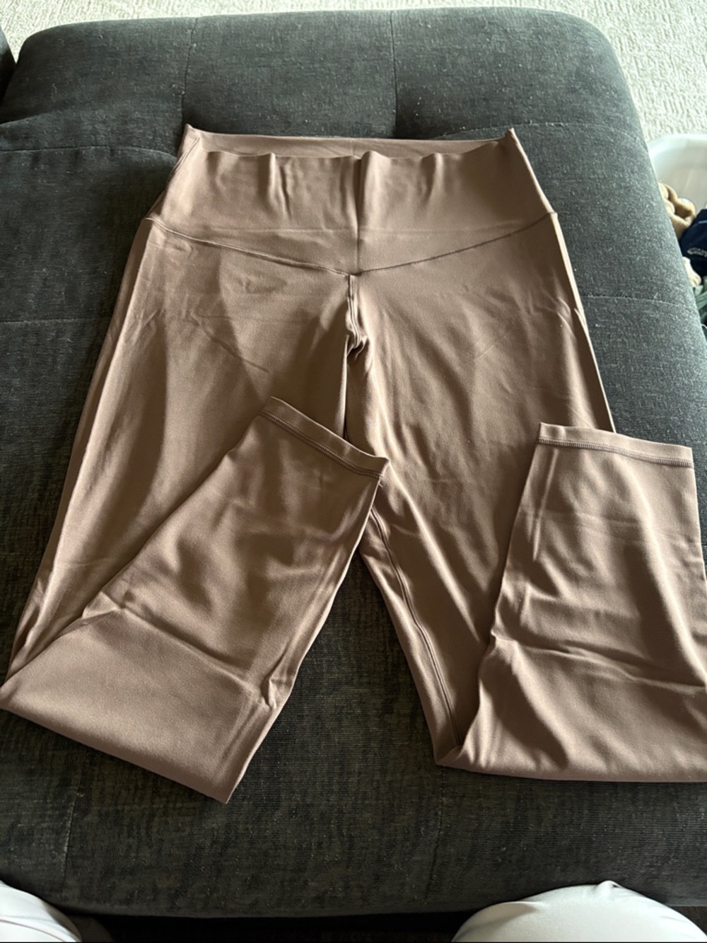 aerie high-waist leggings in light brown